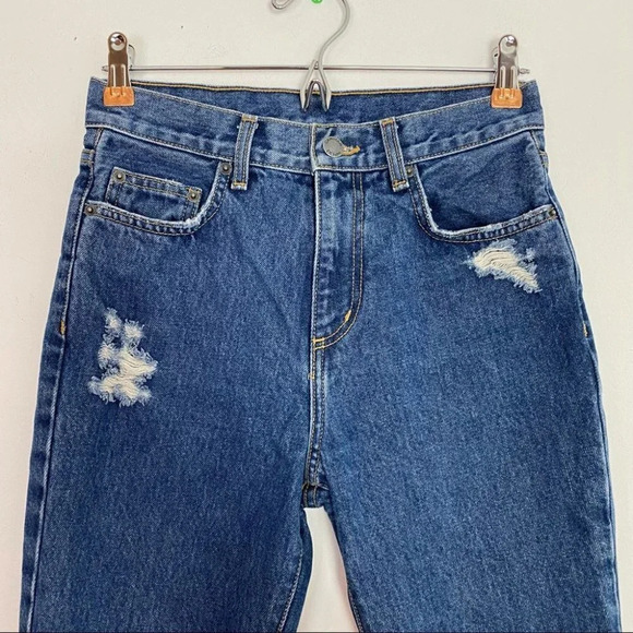 LF Carmar Denim Skinny Jeans Waist 25 Womens Size 0 XS Blue Mid High Rise - Picture 3 of 11